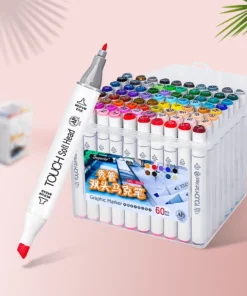 60 colors marker pen with double head