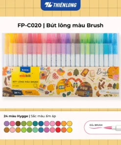 Bút lông 24 màu Hygee Morandi đầu Brush